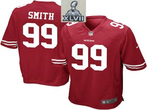 2013 Super Bowl XLVII NEW San Francisco 49ers #99 Aldon Smith Game Red (NEW)