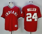 Indians #24 Andrew Miller Red Turn Back the Clock Jersey