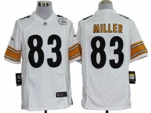 Nike NFL Pittsburgh Steelers #83 Heath Miller White Game Jerseys