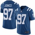 Mens Nike Indianapolis Colts #97 Arthur Jones Limited Royal Blue Rush NFL Jersey