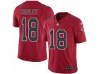 Nike Atlanta Falcons #18 Calvin Ridley Red Men Stitched NFL Limited Rush Jersey