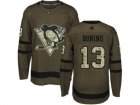 Adidas Pittsburgh Penguins #13 Nick Bonino Green Salute to Service Stitched NHL Jersey