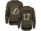Adidas Tampa Bay Lightning #17 Alex Killorn Green Salute to Service Stitched NHL Jersey