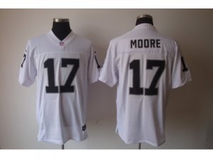 Nike NFL oakland raiders #17 denarius moore white Elite jerseys