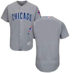 2016 Men Chicago Cubs Majestic Gray Flexbase Authentic Collection Team Jersey