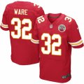 Mens Nike Kansas City Chiefs #32 Spencer Ware Elite Red Team Color NFL Jersey