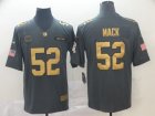 Nike Bears #52 Khalil Mack Olive Gold Salute To Service Limited Jersey