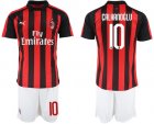 2018-19 AC Milan 10 CALHANOGLU Home Soccer Jersey