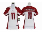 Nike Women Arizona Cardinals #11 Larry Fitzgerald White jerseys