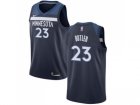 Men Nike Minnesota Timberwolves #23 Jimmy Butler Navy Blue Stitched NBA Swingman Jersey