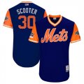 Mets #30 Michael Conforto Scooter Royal 2018 Players Weekend Authentic Team Jersey