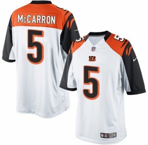 Men\'s Nike Cincinnati Bengals #5 AJ McCarron Limited White NFL Jersey