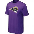 Nike St. Louis Rams Sideline Legend Authentic Logo T-Shirt Purple