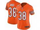 Women Nike Chicago Bears #38 Adrian Amos Vapor Untouchable Limited Orange Rush NFL Jersey
