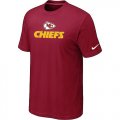 Nike Kansas City Chiefs Authentic Logo T-Shirt Red