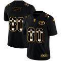 Nike 49ers #80 Jerry Rice Black Jesus Faith Edition Limited Jersey