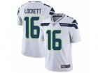 Mens Nike Seattle Seahawks #16 Tyler Lockett Vapor Untouchable Limited White NFL Jersey