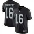 Nike Raiders #16 Jim Plunkett Black Vapor Untouchable Limited Jersey