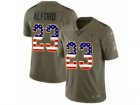Men Nike Atlanta Falcons #23 Robert Alford Limited Olive USA Flag 2017 Salute to Service NFL Jersey