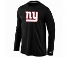 Nike New York Giants Logo Long Sleeve T-Shirt black