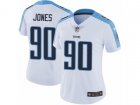 Women Nike Tennessee Titans #90 DaQuan Jones Vapor Untouchable Limited White NFL Jersey