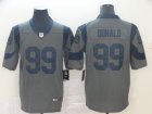 Nike Rams #99 Aaron Donald Gray Inverted Legend Limited Jersey