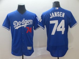 Dodgers #74 Kenley Jansen Royal Flexbase Jersey