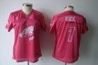 women nfl Philadelphia Eagles #7 vick pink[2011 fem fan]