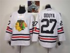 NHL Chicago Blackhawks #27 Johnny Oduya 2015 Winter Classic White 2015 Stanley Cup Champions jerseys