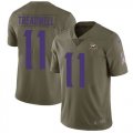 Nike Vikings #11 Laquon Treadwell Olive Salute To Service Limited Jersey