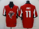 Men's Atlanta Falcons #11 Julio Jones Red 2020 Big Logo Vapor Untouchable