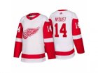 Mens Detroit Red Wings #14 Gustav Nyquist White 2017-2018 adidas Hockey Stitched NHL Jersey