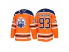 Mens adidas Ryan Nugent-Hopkins Edmonton Oilers #93 Orange 2018 New Season Team Home Jersey