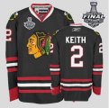 nhl jerseys chicago blackhawks #2 keith black[2013 stanley cup]
