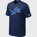 Detroit Lions Sideline Legend Authentic Logo T-Shirt D.Blue