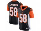 Nike Cincinnati Bengals #58 Carl Lawson Vapor Untouchable Limited Black Team Color NFL Jersey