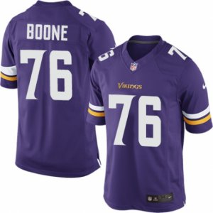 Men\'s Nike Minnesota Vikings #76 Alex Boone Limited Purple Team Color NFL Jersey