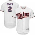 2016 Men Minnesota Twins Brian Dozier Majestic White Flexbase Authentic Collection Player Jersey