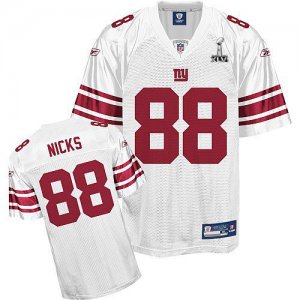 youth new york giants #88 hakeem nicks 2012 super bowl xlvi white