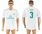 2017-18 Real Madrid 3 PEPE Home Thailand Soccer Jersey