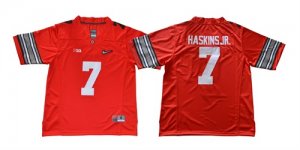 Ohio State Buckeyes #7 Haskins jr Red 2018 Diamond Edition jersey