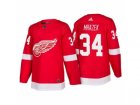Mens Detroit Red Wings #34 Petr Mrazek Red Home 2017-2018 adidas Hockey Stitched NHL Jersey
