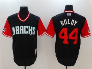 Diamondbacks #44 Paul Goldschmidt Goldy Black 2018 Players\' Weekend Authentic Team Jersey