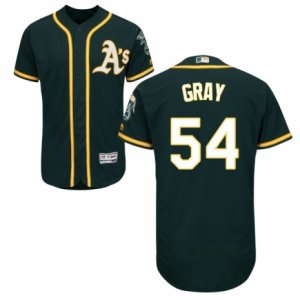 Men\'s Majestic Oakland Athletics #54 Sonny Gray Green Flexbase Authentic Collection MLB Jersey