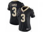 Women Nike New Orleans Saints #3 Will Lutz Vapor Untouchable Limited Black Team Color NFL Jersey