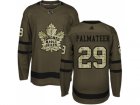 Adidas Toronto Maple Leafs #29 Mike Palmateer Green Salute to Service Stitched NHL Jersey