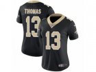 Women Nike New Orleans Saints #13 Michael Thomas Vapor Untouchable Limited Black Team Color NFL Jersey