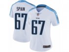 Women Nike Tennessee Titans #67 Quinton Spain Vapor Untouchable Limited White NFL Jersey