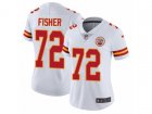 Women Nike Kansas City Chiefs #72 Eric Fisher Vapor Untouchable Limited White NFL Jersey