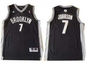 nba New Jersey Nets #7 Joe Johnson Black Jerseys(Revolution 30 Swingman)